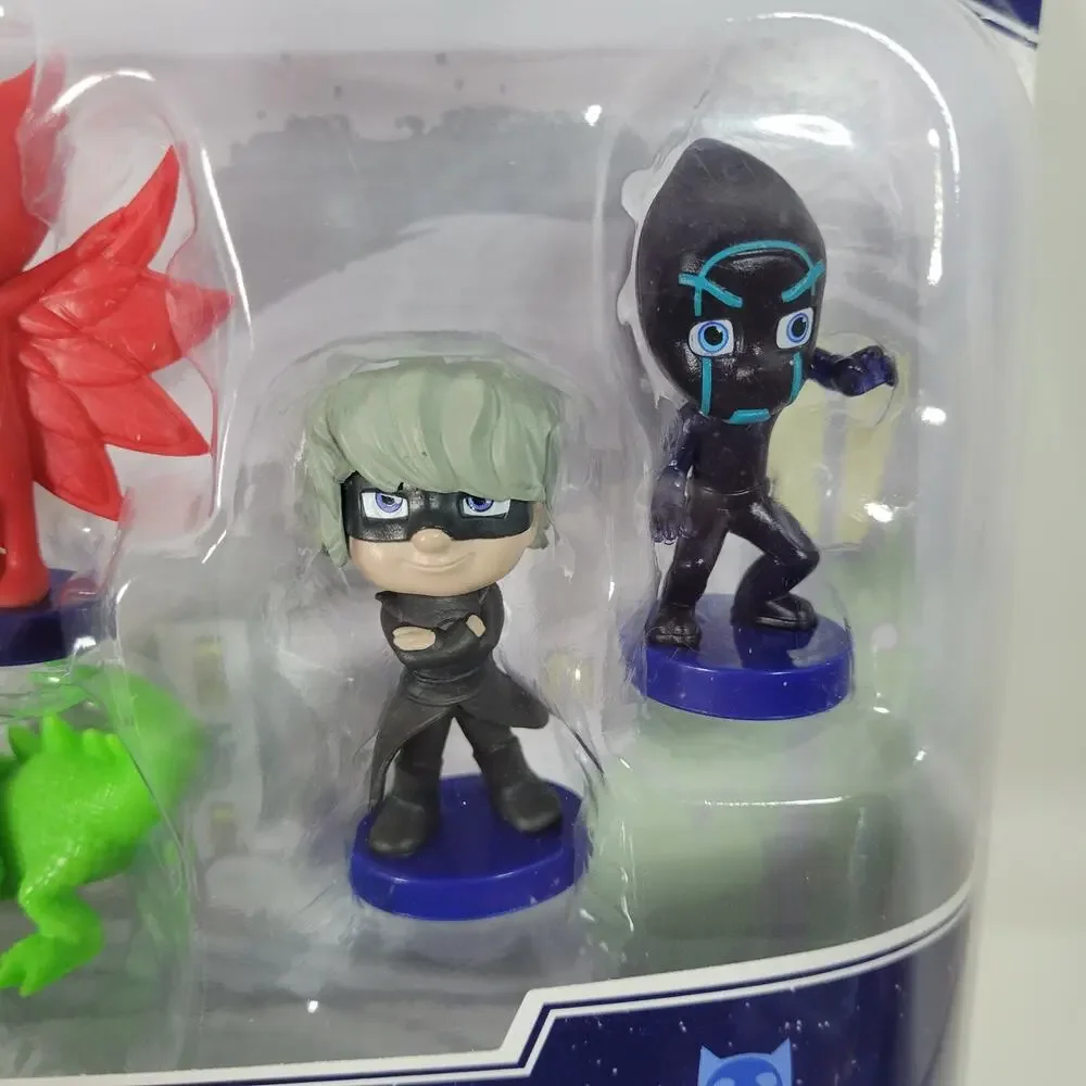 PJ MASKS Collectible Figure Toy Set 8 Owlette Gekko Luna Night Ninja Romeo